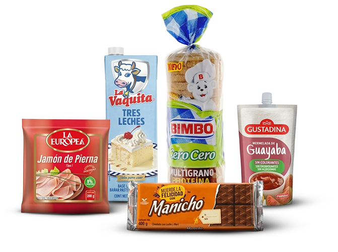Productos participantes: La Europea, La Vaquita, Bimbo, Gustadina y Manicho